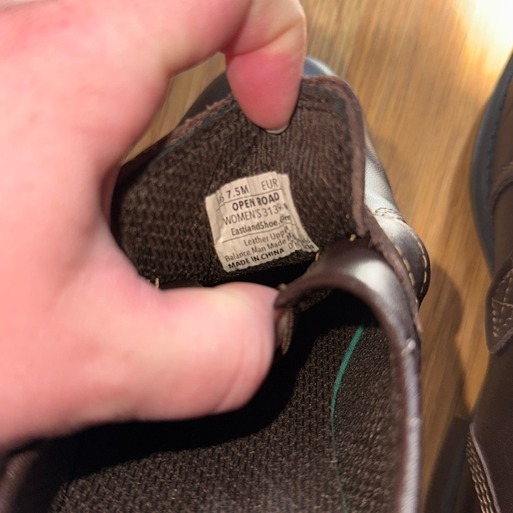 Eastland Brown Leather Loafers - Picture 6 of 8